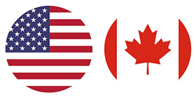 Canada USA flag