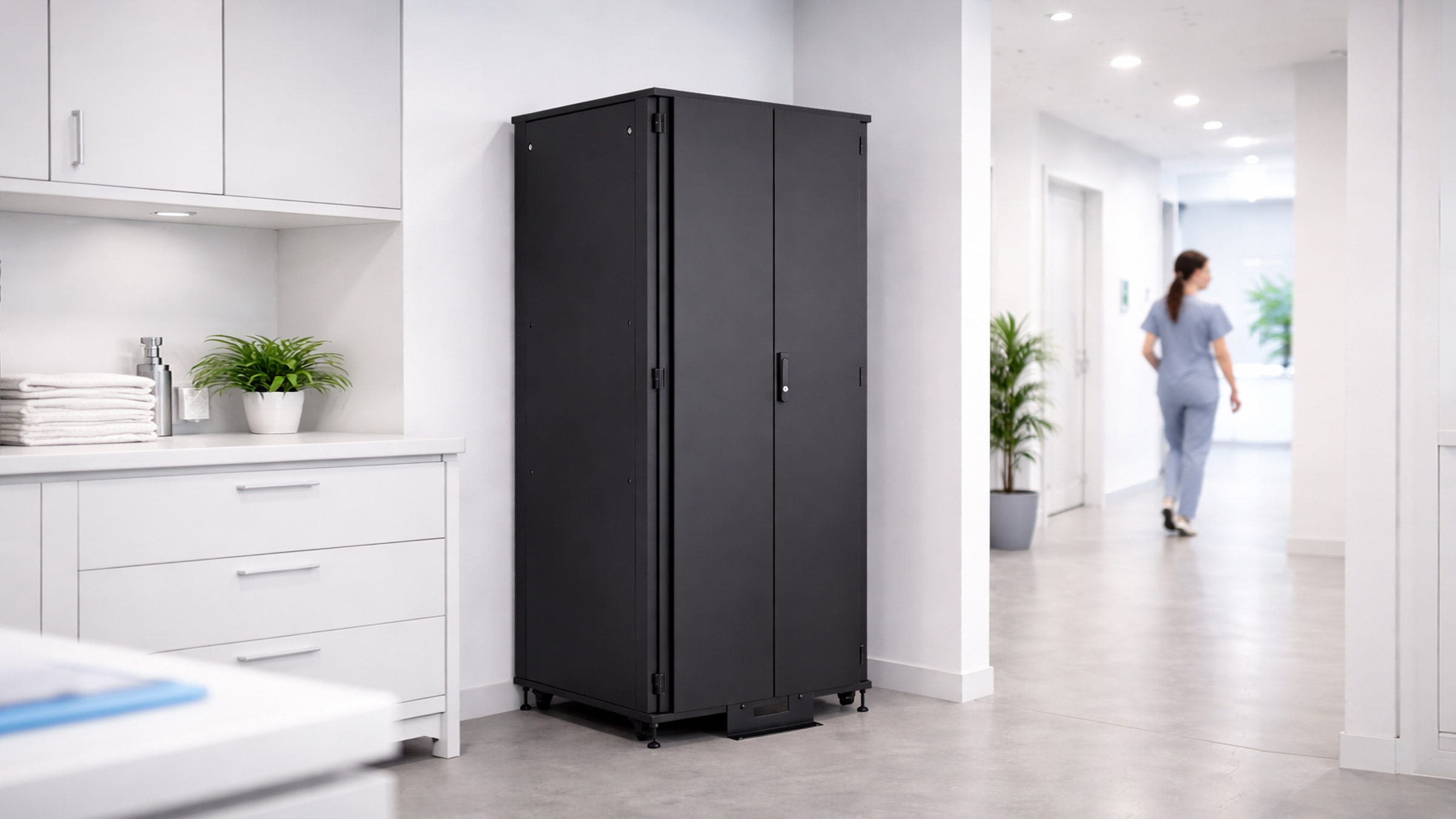 Soundproof cabinets KARIS QCR Quiet cabinet racks
